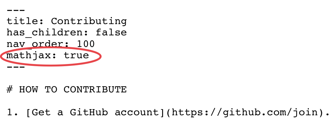 MathJax example
