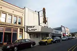Kingston Theatre downtown Cheboygan on M-27 (Main Street)