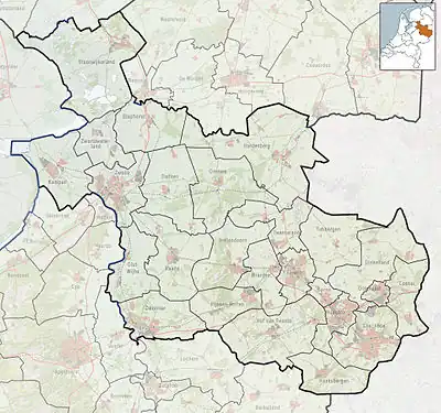 Blokzijl is located in Overijssel