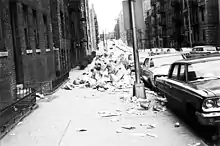Image 27Anderson Avenue garbage strike. A common scene throughout New York City in 1968 during a sanitation workers strike (from History of New York City (1946–1977))