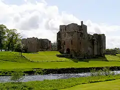Brougham Castle seen from the north east