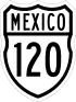 Federal Highway 120 shield