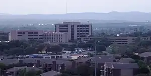 The Christus Santa Rosa medical hospitals, located in the northwestern quadrant of STMC.
