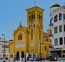 Tétouan Catholic Church, built during the Spanish Protectorate in Morocco, and still active today, it is considered one of the best examples of the Spanish influence and heritage on Tétouan