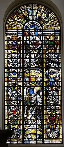 Stained glass, St Vedast Foster Lane, London.
