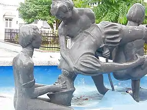 Legend of Diego Salcedo statue