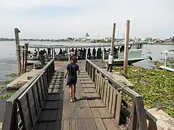 Tha Chin River Ferry Terminal at Mahachai