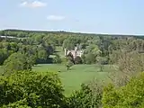 Forglen House, seen from the distance