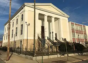 Fourth Baptist Church built by T Wiley Davis in 1884.