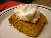Gooey butter cake is a type of cake traditionally made in the American Midwest city of St. Louis.