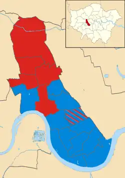 2010 results map