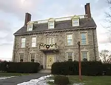 Hancock House, front view, December 2011