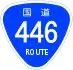 National Route 446 shield