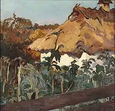 Landscape: Cottage; 1900s, oil on canvas, 76 × 74 cm, National Museum, Warsaw.