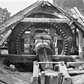 Top section, removed during restoration