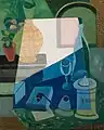 Manuel Ortiz de Zárate Still life with a Pipe (1920)
