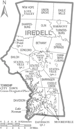Sharpesburg Township in Iredell County