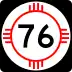 State Road 76 marker