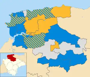 2007 results map