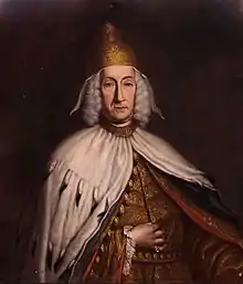 Portrait of Doge Francesco Loredan, by Jacopo Guarana