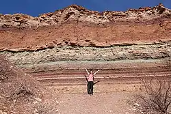 Strata in Salta, Argentina.
