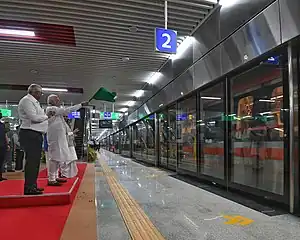 Ahmedabad metro train