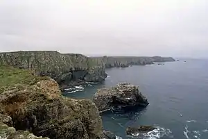 The coastline of Tory Island