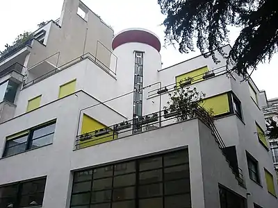 Villa by Robert Mallet-Stevens (1927) on rue Mallet-Stevens (16th arrondissement)