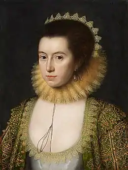 Lady Anne Clifford, portrait by William Larkin, National Portrait Gallery, London