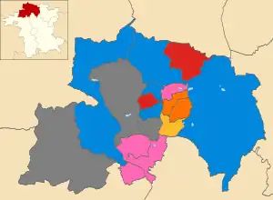 2007 results map