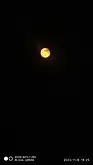 Penumbral phase in Patancheru, India, 12:55 UTC