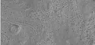 Field of pits, as seen by HiRISE under HiWish program