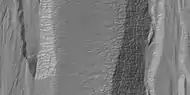 Close view of polygons near gullies in Ross Crater, as seen by HiRISE under HiWish program.  Note: this is an enlargement of a previous image.