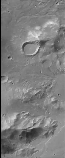 The Ausonia Montes in Mare Tyrrhenum as seen by CTX