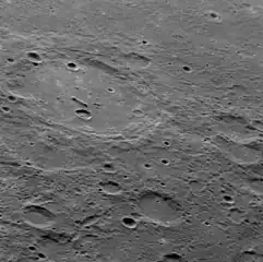 Oblique view from MESSENGER
