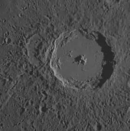Debussy crater at a high incidence angle (79.3)