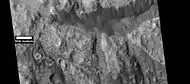 Dunes in crater, as seen by HiRISE under HiWish program.  Some of these dunes are barchans.