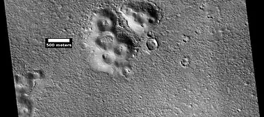 Cones, as seen by HiRISE under HiWish program