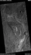 Layers, as seen by HiRISE under HiWish program. Some layers are light-toned which means that they may have been associated with water.