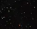 GOODS field containing distant dwarf galaxies