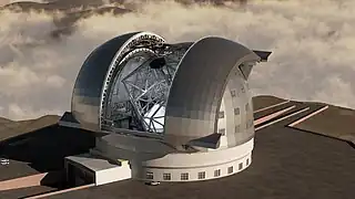 Rendering of ELT during the day.