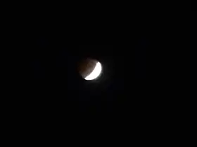 Before the beginning of total eclipse, Valdosta, GA, 10:02 UTC