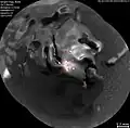 "Egg Rock" meteorite on Mars - viewed by Curiosity (Murray formation; October 27, 2016; closeup).