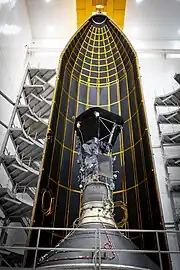 PSP encapsulated in fairing.
