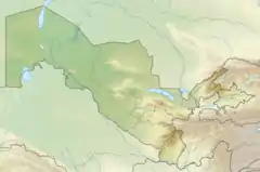 Suffa RT-70 radio telescope is located in Uzbekistan