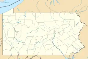 Map showing the location of Cherry Springs State Park