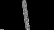 Baldet Crater (Martian Crater), as seen by CTX camera (on Mars Reconnaissance Orbiter)