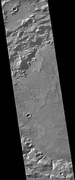 West side of Vogel Crater, as seen by CTX camera (on Mars Reconnaissance Orbiter)