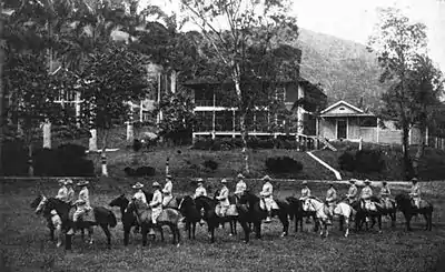 209-A Squad of Mounted Zone-Police in front of the Ancon Hospital.jpg