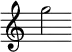 { \override Score.TimeSignature #'stencil = ##f g''2 }